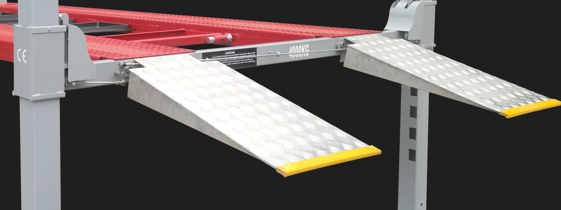 Automotive Car Aluminium Drive Up Ramps For 4 Post Parking Lifts OEM
