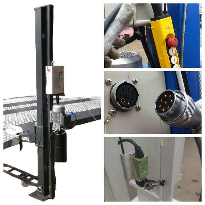 4 Pole Car Lift Four Post Parking Lift Electrical Lock Release 12000LBS