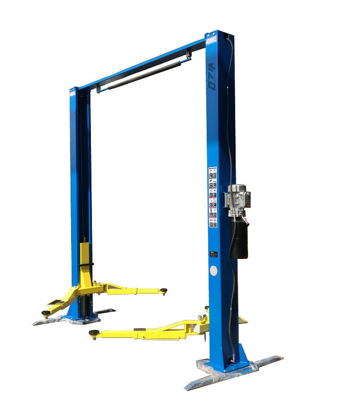 4000kg 2 Post Clear Floor Car Hoist Lift Height 1900mm
