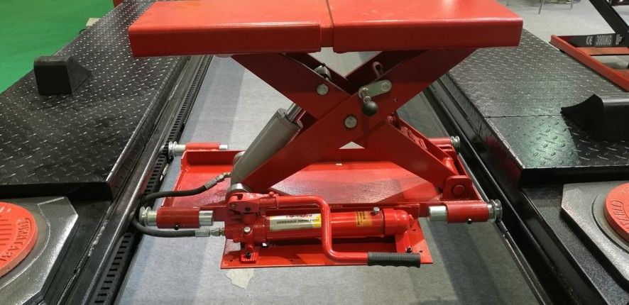 12000lbs 4 Post Car Alignment Lift Manual Lock Release Lifted Vehicle Alignment