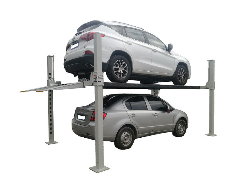 9000LBS Four Post Parking Lift Manual Lock Release 4 Post Hoist