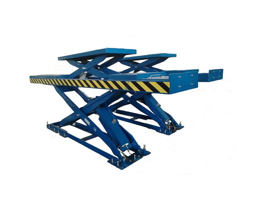 Inground Alignment Scissor Lift Car Hoist 4T 4.0M Runway 1.8M High