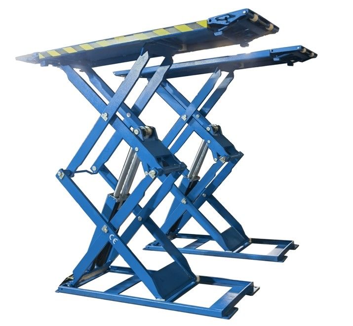 72 Inches High Rise Scissor Vehicle Lift Scissor Hoist 670mm Width Table