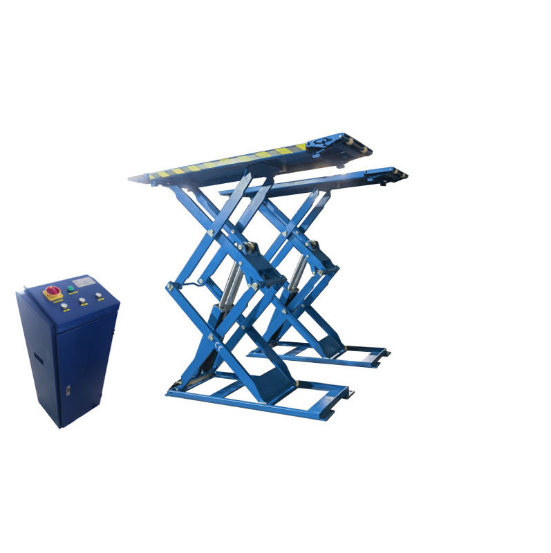 Q235 3500Kg Capacity Vehicle High Rise Scissor Lift / Scissor Hoist